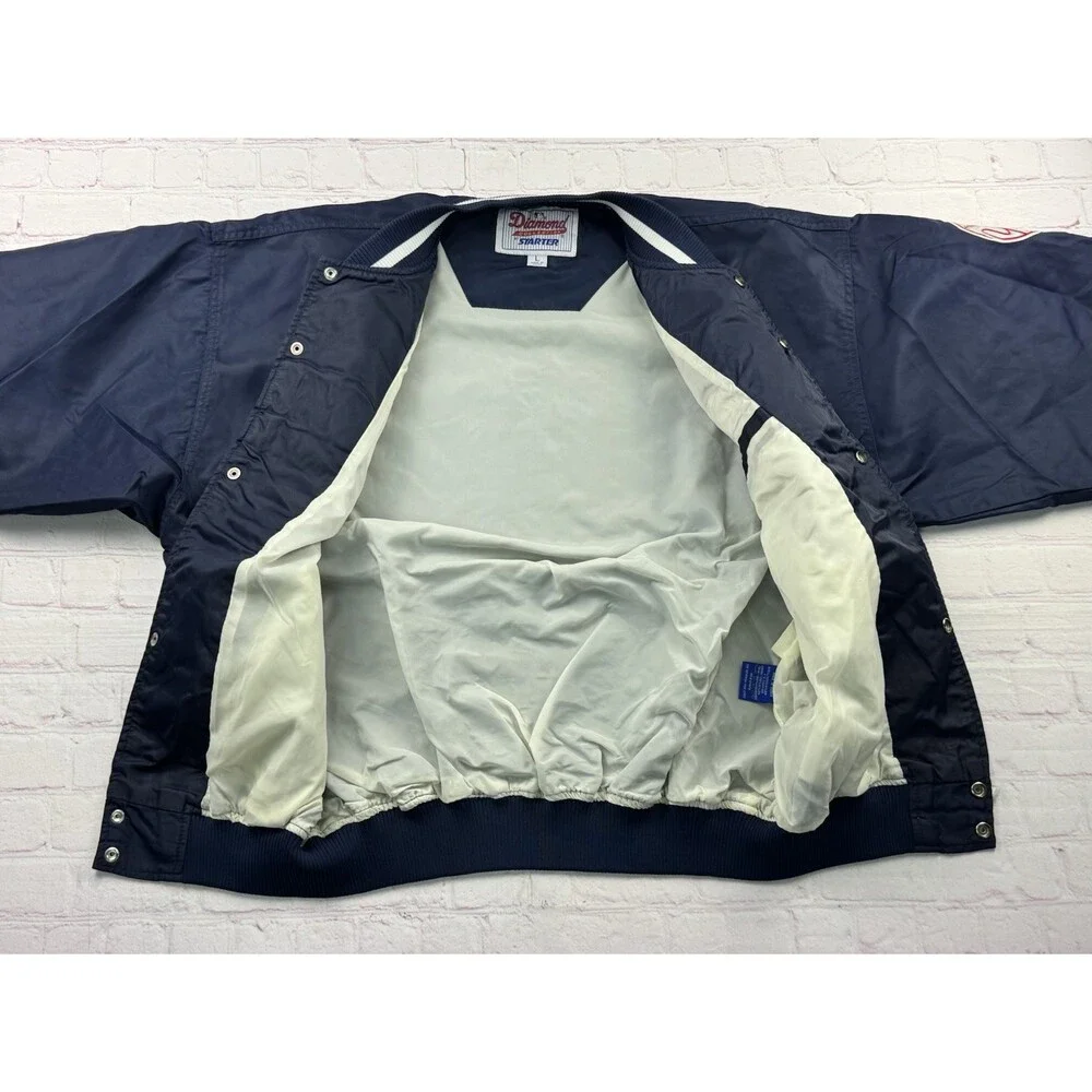 Vintage New York Yankees Starter Jacket Satin MLB Diamond Collection Men’s Large